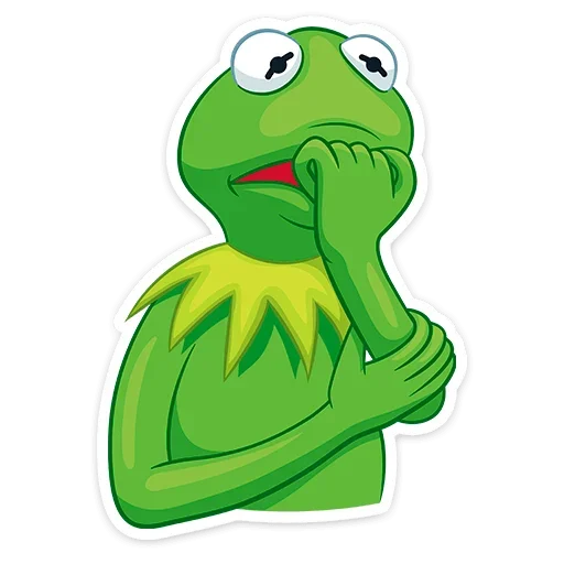 😬 Стикер «Кермит» для Telegram