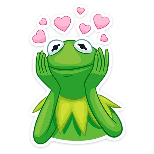 😍 Стикер «Кермит» для Telegram