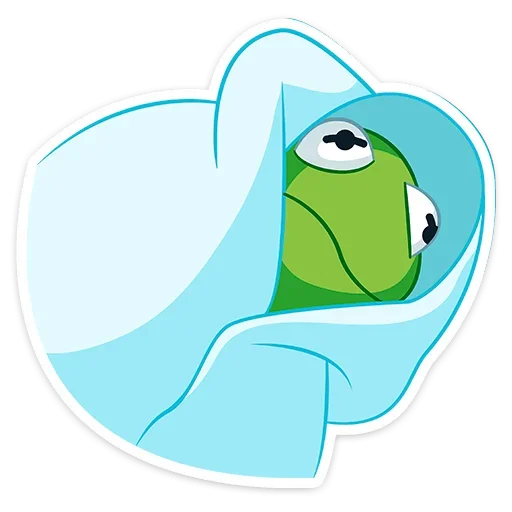 ☹️ Стикер «Кермит» для Telegram