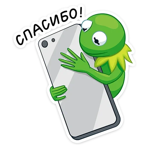 😊 Стикер «Кермит» для Telegram