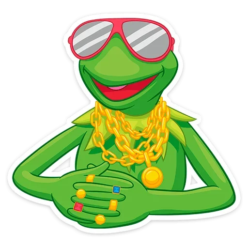 🤓 Стикер «Кермит» для Telegram