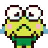 🐸 Эмодзи «૮꒰ ｡っ -｡꒱ఎ ⃝ ⊹ ◜ ♡ 𝅭» для Telegram