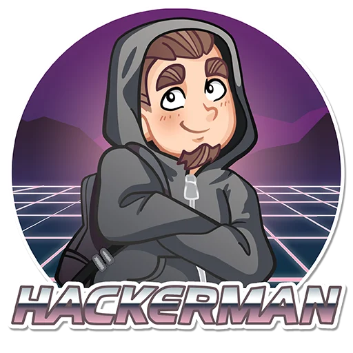 🤓 Стикер «Кеша-тестировщик» для Telegram