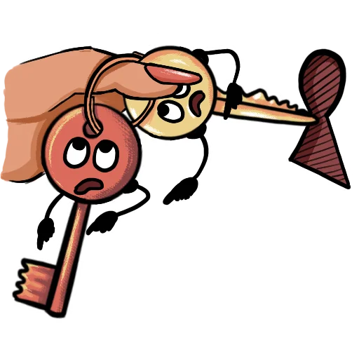 🙄 Стикер «Key guys» для Telegram