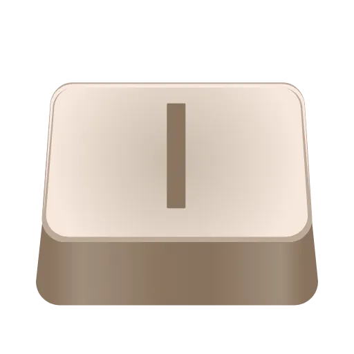 ⌨️ Эмодзи «keyboard typing (cream)» для Telegram