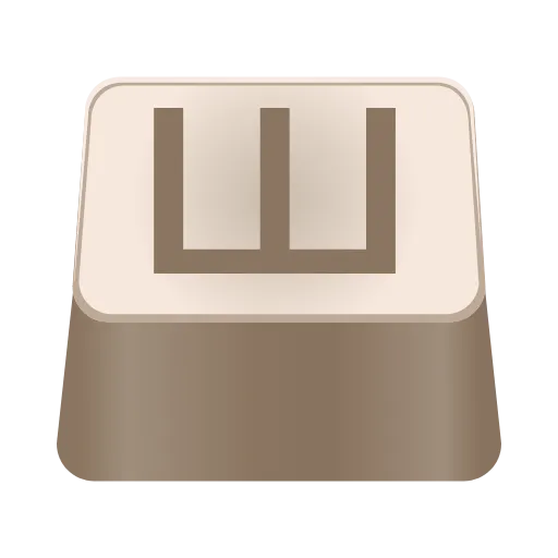 ⌨️ Эмодзи «keyboard typing (cream)» для Telegram