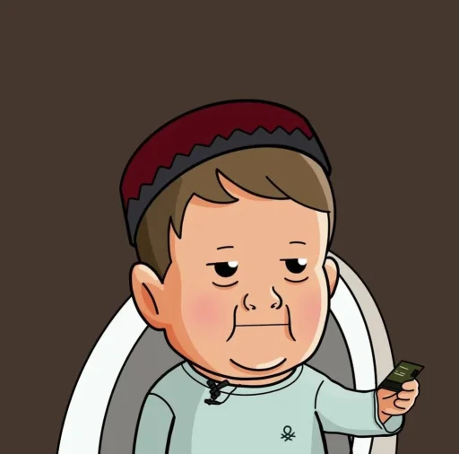 🤩 Стикер «Аниме Хасбик» для Telegram