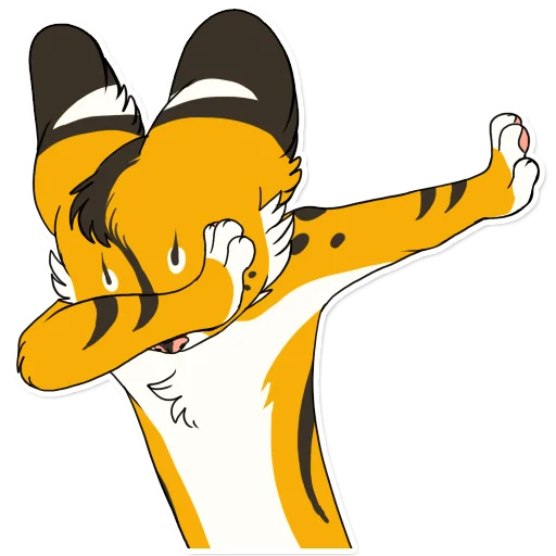 🎏 Стикер «Khaleesi Serval» для Telegram