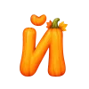 🤩 Эмодзи «Happy Halloween - буквы и иконки» для Telegram