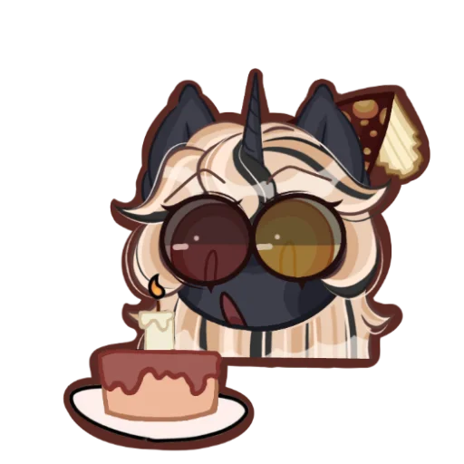 🎉 Стикер «Kirara unicorn» для Telegram