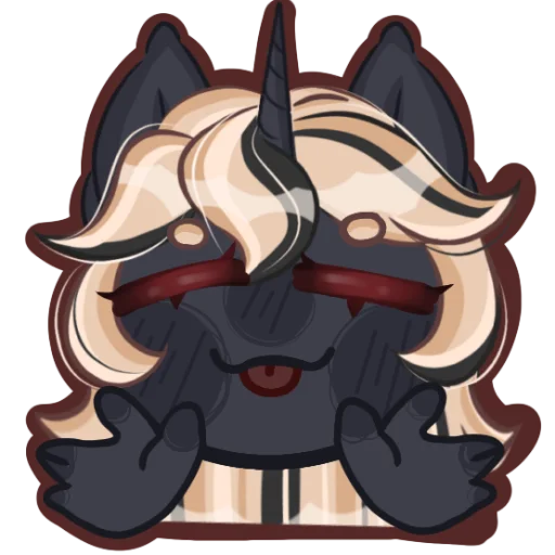 😝 Стикер «Kirara unicorn» для Telegram