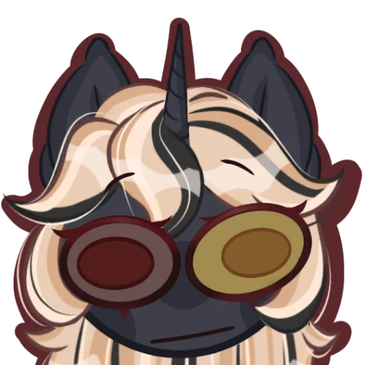 😳 Стикер «Kirara unicorn» для Telegram