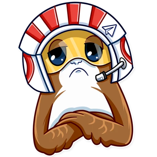 🙄 Стикер «Porg» для Telegram