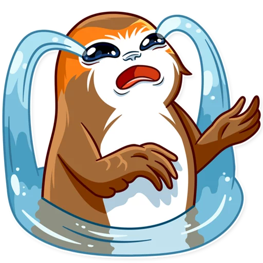😭 Стикер «Porg» для Telegram