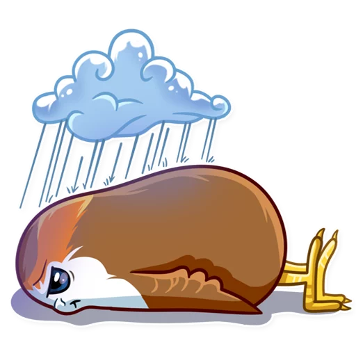 😞 Стикер «Porg» для Telegram