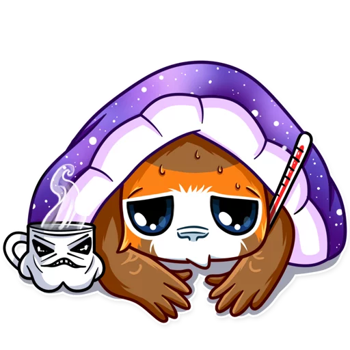 🤒 Стикер «Porg» для Telegram