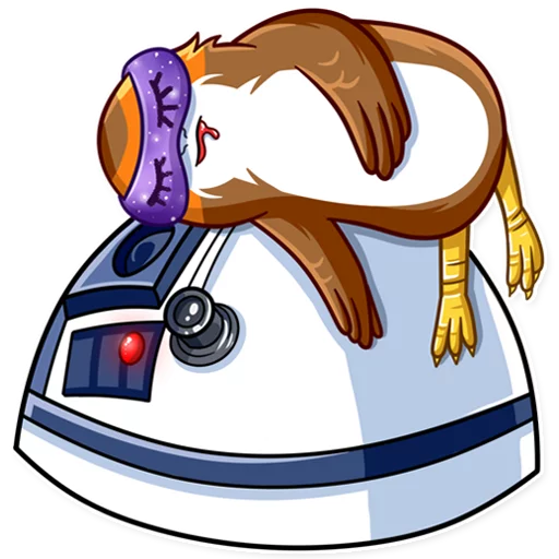 😴 Стикер «Porg» для Telegram