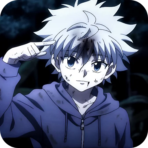 Стикерпак Killua Zoldyck для Telegram — скачать