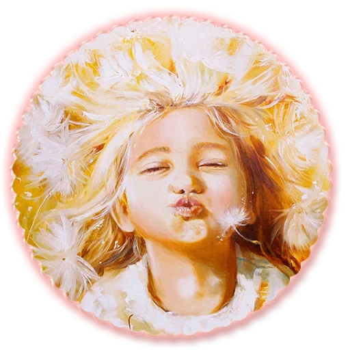 😘 Стикер «Добро и радость» для Telegram