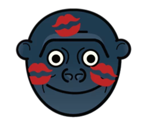 Стикерпак King Kong для Telegram — скачать