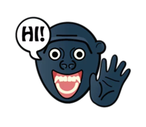 🦍 Стикер «King Kong» для Telegram