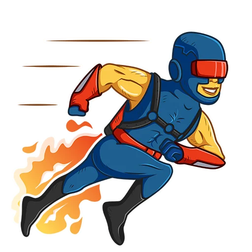 🏃‍♂️ Стикер «KING – Super stickers» для Telegram