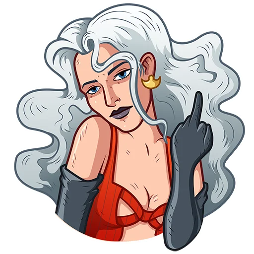 🖕 Стикер «KING – Super stickers» для Telegram