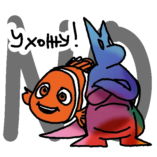 🐟 Стикер «kingy TON» для Telegram
