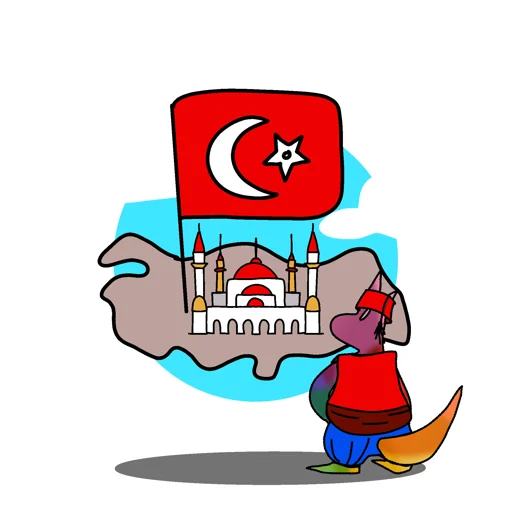 🏖 Стикер «kingy TON» для Telegram