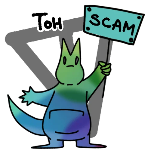 🤷 Стикер «kingy TON» для Telegram