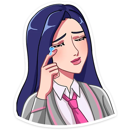 😢 Стикер «Кира без надписей» для Telegram