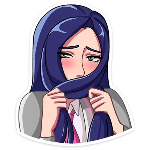 😞 Стикер «Кира без надписей» для Telegram