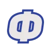 🥰 Эмодзи «Синие и красные буквы» для Telegram
