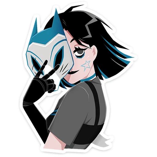 👀 Стикер «Кира Хоши без надписей» для Telegram