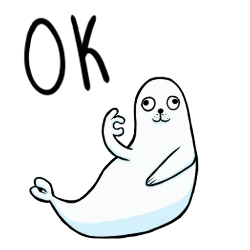 👌 Стикер «Щекщуальный тюлень» для Telegram