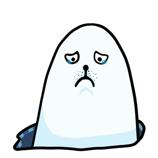 😔 Стикер «Щекщуальный тюлень» для Telegram