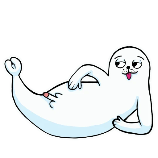 😏 Стикер «Щекщуальный тюлень» для Telegram