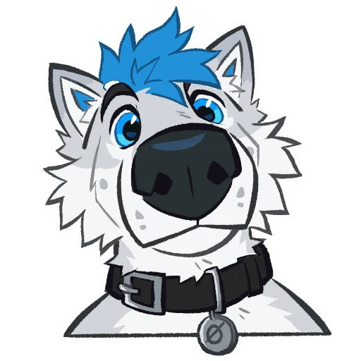 Стикерпак Kiro Husky для Telegram — скачать