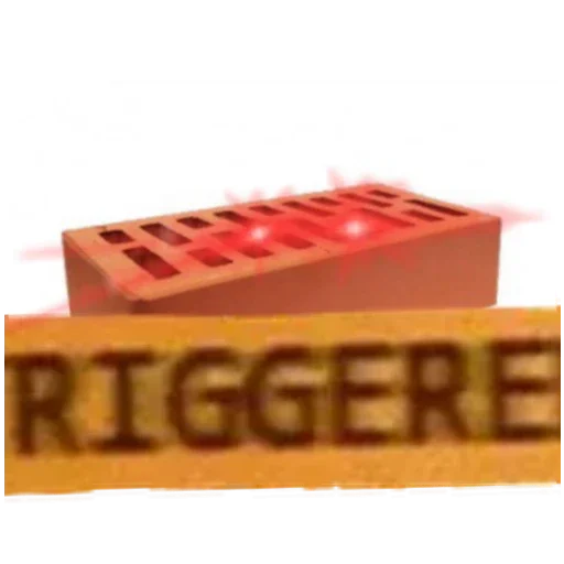 👿 Стикер «Кирпич Brick» для Telegram
