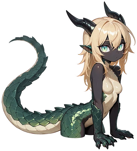 Стикерпак Kiru Dragoness для Telegram — скачать