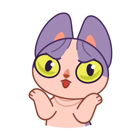 🫣 Эмодзи «с киской Чирой ()» для Telegram