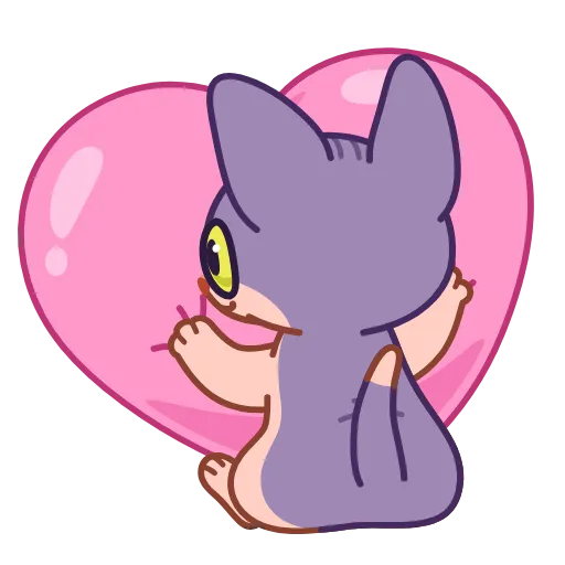 🥰 Эмодзи «с киской Чирой ()» для Telegram