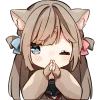 😉 Эмодзи «Кисуня тян» для Telegram