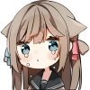 😭 Эмодзи «Кисуня тян» для Telegram