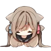 😞 Эмодзи «Кисуня тян» для Telegram