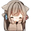 😫 Эмодзи «Кисуня тян» для Telegram