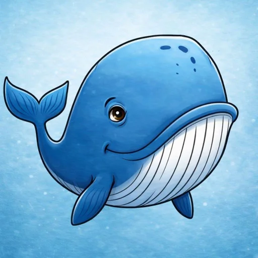 🤩 Стикер «Кит» для Telegram