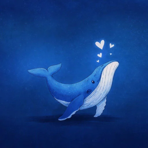 🤩 Стикер «Кит» для Telegram