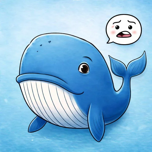 🤩 Стикер «Кит» для Telegram