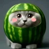 🤩 Эмодзи «кот в арбузе» для Telegram
